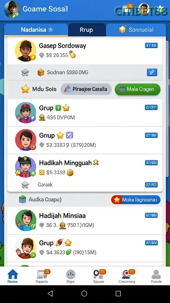 Cuplikan layar RK55 — pengaturan akun