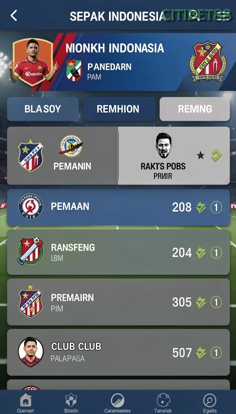 Cuplikan layar KILAT77 — aktivitas