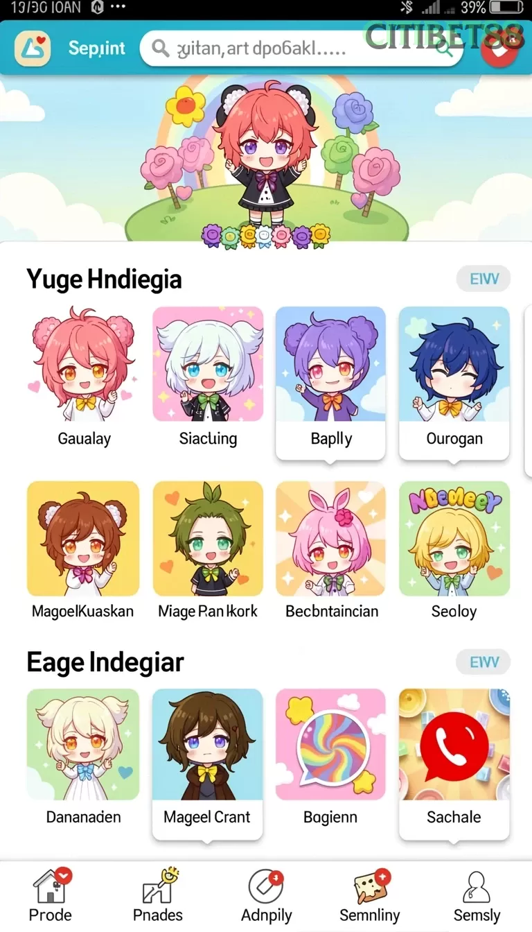 Cuplikan layar KILAT77 — menu navigasi